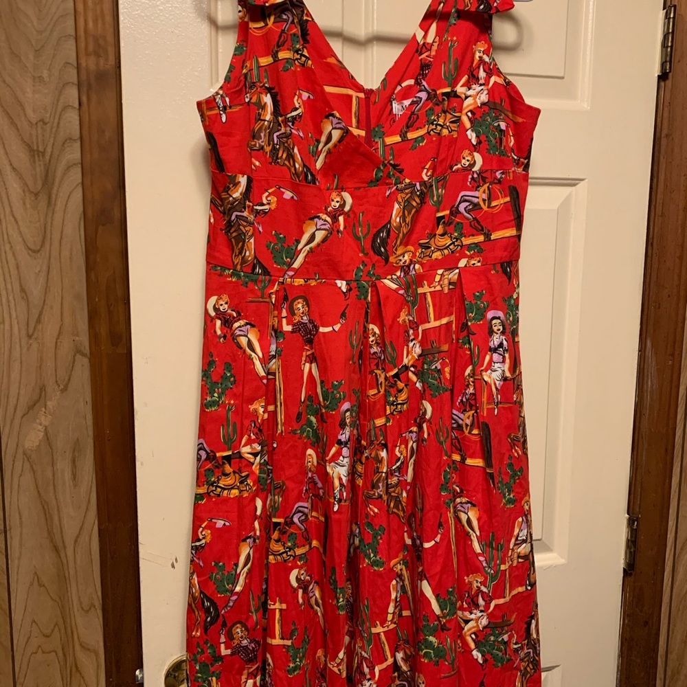 CowGirl pin up style dress